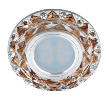 Встраиваемый светильник Fametto Luciole DLS-L130 GU5.3 Chrome/Brown