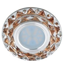 Встраиваемый светильник Fametto Luciole DLS-L130 GU5.3 Chrome/Brown