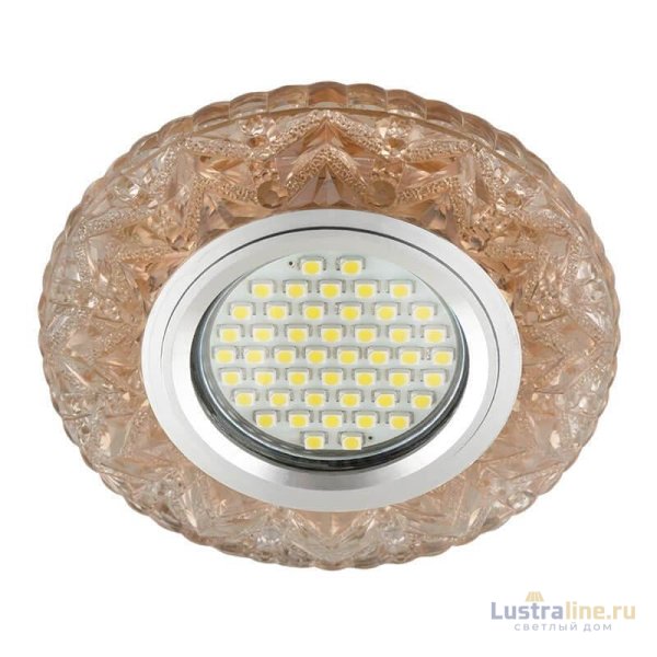 Встраиваемый светильник Fametto Luciole DLS-L146 Gu5.3 Glassy/Tea