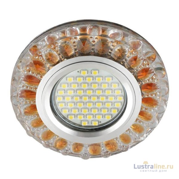 Встраиваемый светильник Fametto Luciole DLS-L151 Gu5.3 Glassy/Gold