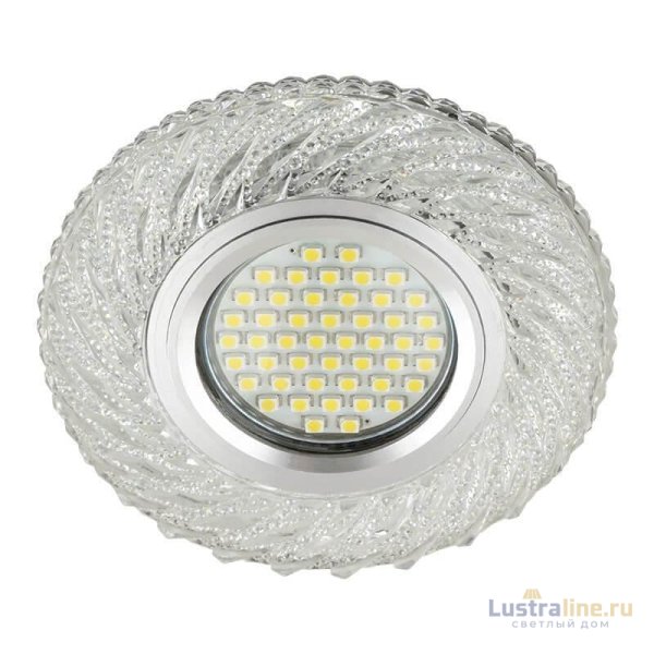 Встраиваемый светильник Fametto Luciole DLS-L137 Gu5.3 Glassy/Clear