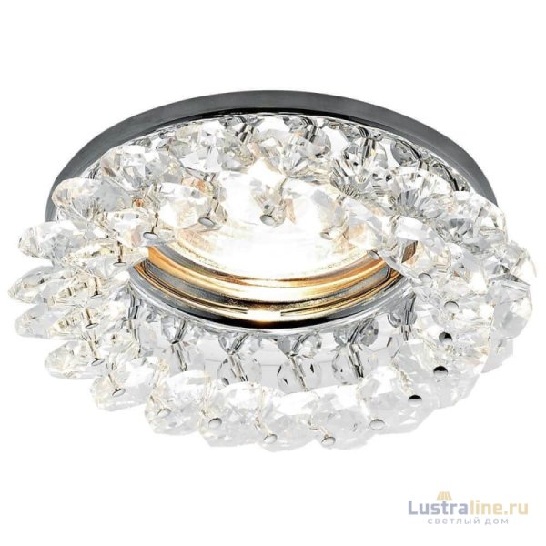 Встраиваемый светильник Ambrella Light Crystal K206 CL/CH
