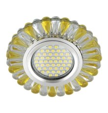 Встраиваемый светильник Fametto Luciole DLS-L145 Gu5.3 Glassy/Gold