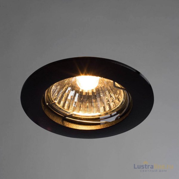 Встраиваемый светильник Arte Lamp Basic A2103PL-1BK Встраиваемый светильник Arte Lamp Basic A2103PL-1BK