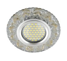 Встраиваемый светильник Fametto Luciole DLS-L146 Gu5.3 Glassy/Gold