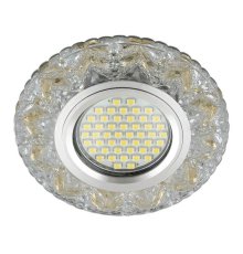Встраиваемый светильник Fametto Luciole DLS-L146 Gu5.3 Glassy/Gold