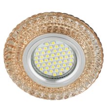 Встраиваемый светильник Fametto Fiore DLS-F131 GU5.3 Chrome/Gold
