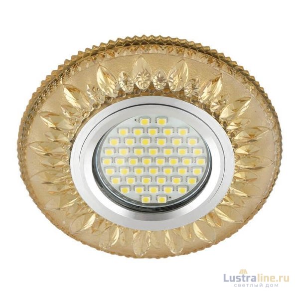 Встраиваемый светильник Fametto Luciole DLS-L141 Gu5.3 Glassy/Gold