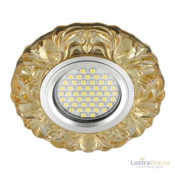 Встраиваемый светильник Fametto Luciole Dls-L136 Gu5.3 Glassy/Yellow