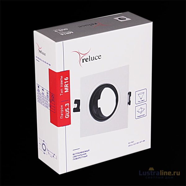 Точечный светильник Reluce 16111-9.0-001 WT+BK Точечный светильник Reluce 16111-9.0-001 WT+BK