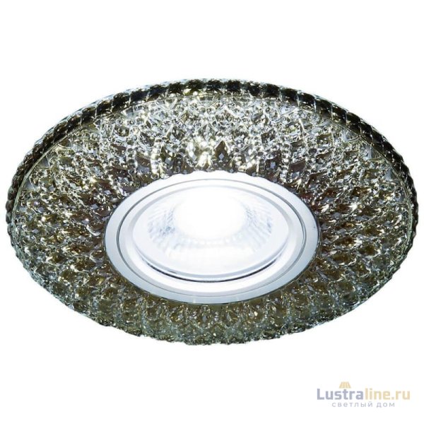 Встраиваемый светодиодный светильник Ambrella Light Led S333 BK/CLD Встраиваемый светодиодный светильник Ambrella Light Led S333 BK/CLD