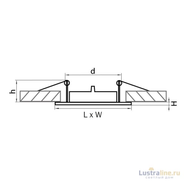 Встраиваемый светильник Lightstar Lega16 011941