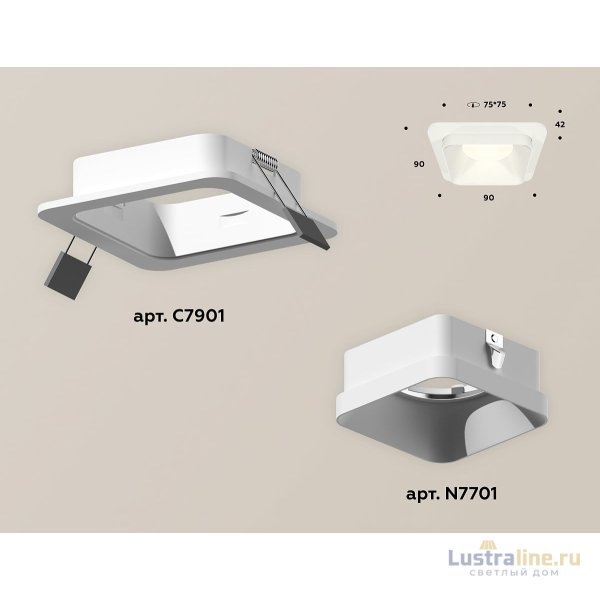 Встраиваемый светильник Ambrella Light Techno XC7901001 (C7901, N7701)