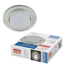 Встраиваемый светильник Fametto Luciole DLS-L157 GX53 GLASSY/CLEAR 3D