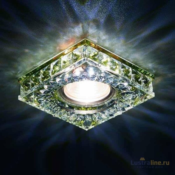 Встраиваемый светильник Ambrella Light Crystal Led S251 GD