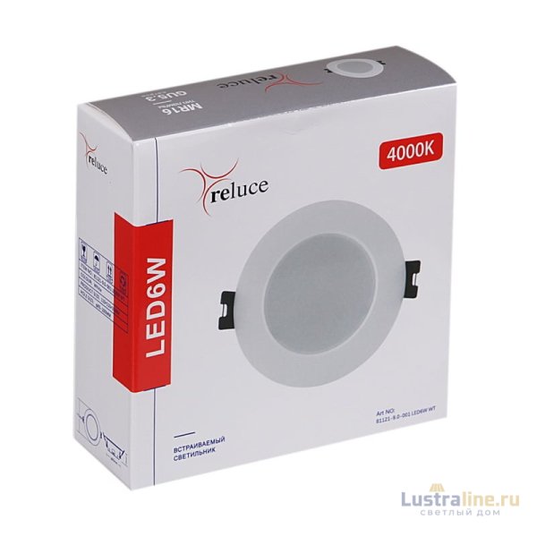 Точечный светильник Reluce 81121-9.0-001 LED6W WT Точечный светильник Reluce 81121-9.0-001 LED6W WT