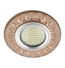 Встраиваемый светильник Fametto Luciole DLS-L141 Gu5.3 Glassy/Light Tea
