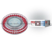 Встраиваемый светильник Fametto Peonia DLS-P104 GU5.3 CHROME/RED