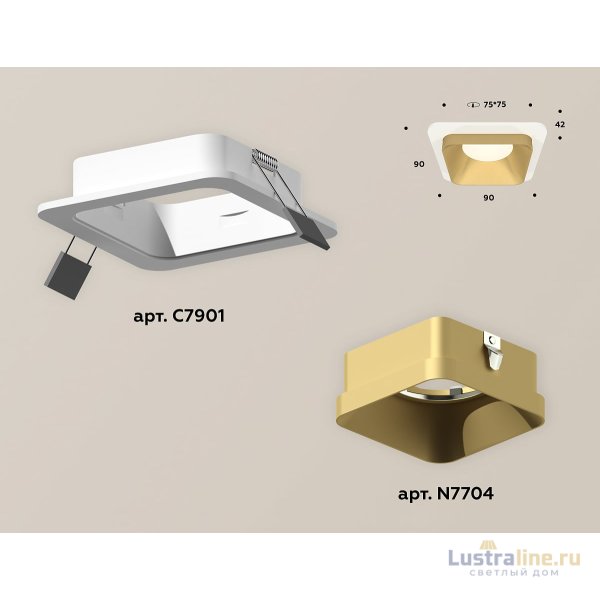 Встраиваемый светильник Ambrella Light Techno XC7901004 (C7901, N7704) Встраиваемый светильник Ambrella Light Techno XC7901004 (C7901, N7704)