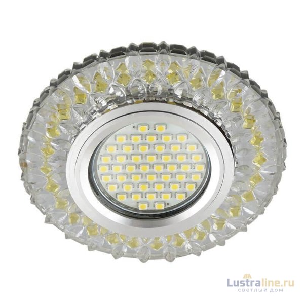 Встраиваемый светильник Fametto Luciole DLS-L138 Gu5.3 Glassy/Gold