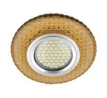 Встраиваемый светильник Fametto Luciole DLS-L135 Gu5.3 Glassy/Gold