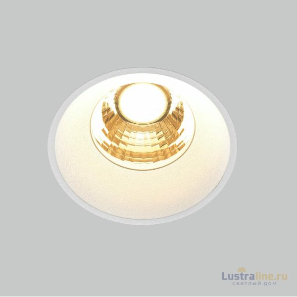 Встраиваемый светильник Maytoni Round DL058-7W2.7K-TRS-W