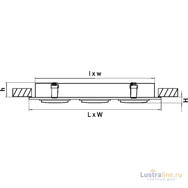 Встраиваемый светильник Lightstar Singo 011623 Встраиваемый светильник Lightstar Singo 011623