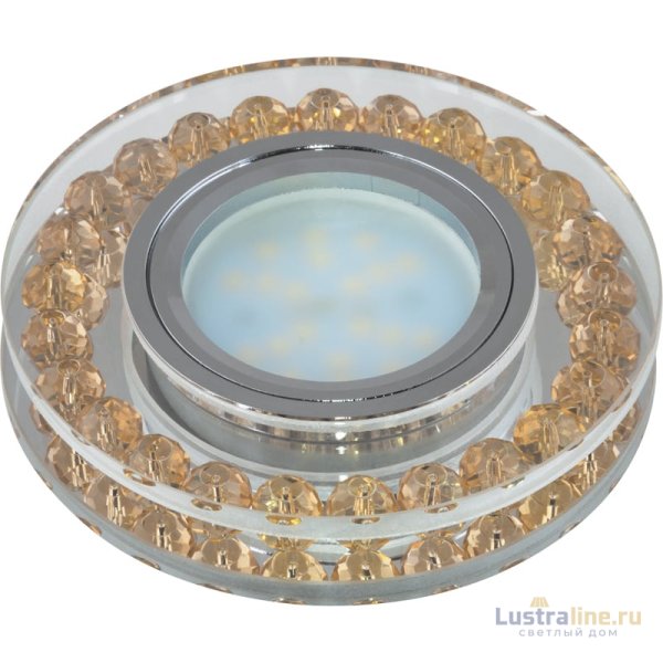 Встраиваемый светильник Fametto Peonia DLS-P102 GU5.3 CHROME/GOLD 09985