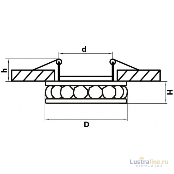 Встраиваемый светильник Lightstar Monilo 031702