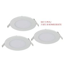 Встраиваемый светильник Favourite Flashled (в комлекте 3 шт) 1660-3C