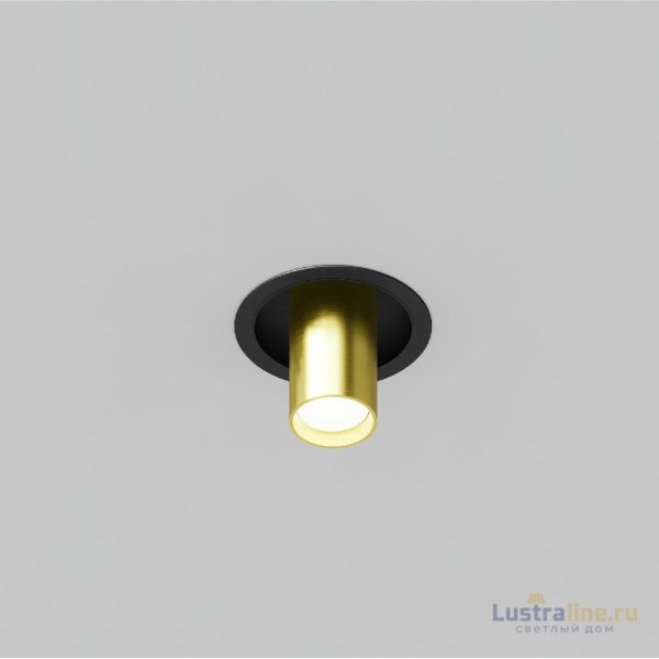 Встраиваемый светильник Maytoni Focus S C048CL-01-GU10-BBS Встраиваемый светильник Maytoni Focus S C048CL-01-GU10-BBS