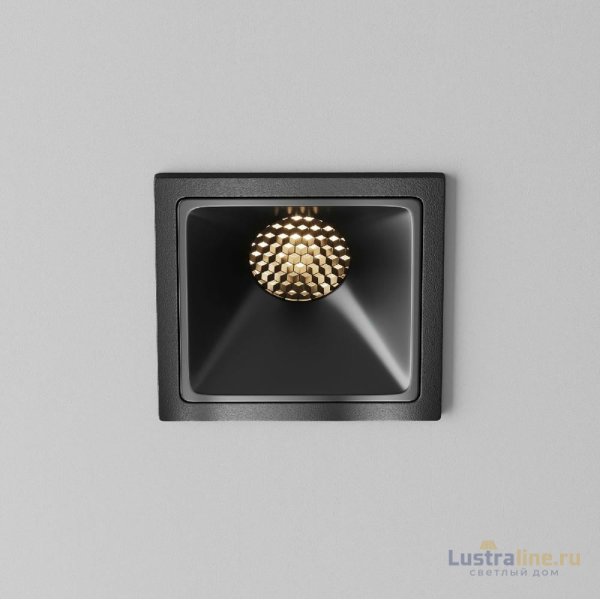 Встраиваемый светильник Maytoni Alfa LED DL043-01-10W3K-SQ-B-1