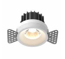 Встраиваемый светильник Maytoni Round DL058-12W3K-TRS-W Встраиваемый светильник Maytoni Round DL058-12W3K-TRS-W