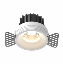 Встраиваемый светильник Maytoni Round DL058-12W3K-TRS-W
