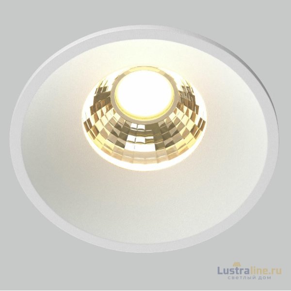 Встраиваемый светильник Maytoni Round DL058-7W2.7K-W