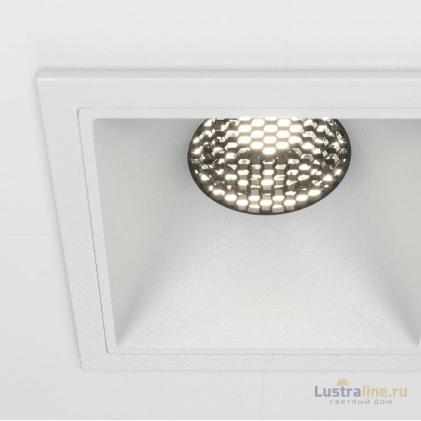 Встраиваемый светильник Maytoni Technical Alfa LED DL043-01-10W4K-SQ-W