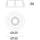 Встраиваемый светильник Deko-Light Built-in 110503