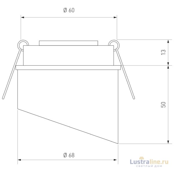 Встраиваемый светильник Elektrostandard 7005 MR16 WH/GD белый/золото 4690389123672 Встраиваемый светильник Elektrostandard 7005 MR16 WH/GD белый/золото 4690389123672