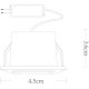 Встраиваемый светодиодный светильник Arte Lamp Grill A3153PL-1BK