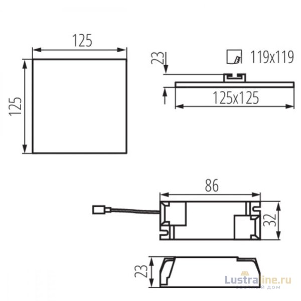 Встраиваемый светильник Kanlux Arel Led DL 10W-NW 29586 Встраиваемый светильник Kanlux Arel Led DL 10W-NW 29586