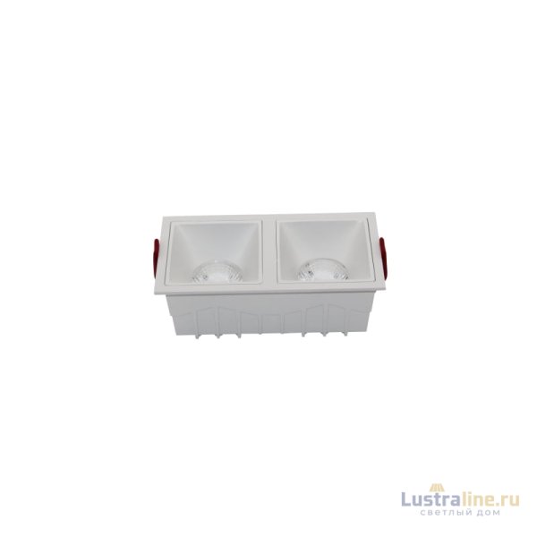 Встраиваемый светильник Maytoni Technical Alfa LED DL043-02-15W4K-D-SQ-W