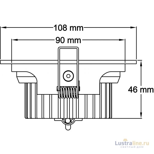 Встраиваемый светильник Deko-Light COB 95 565070