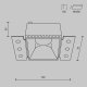 Встраиваемый светильник Maytoni Technical Share DL051-01-GU10-SQ-W