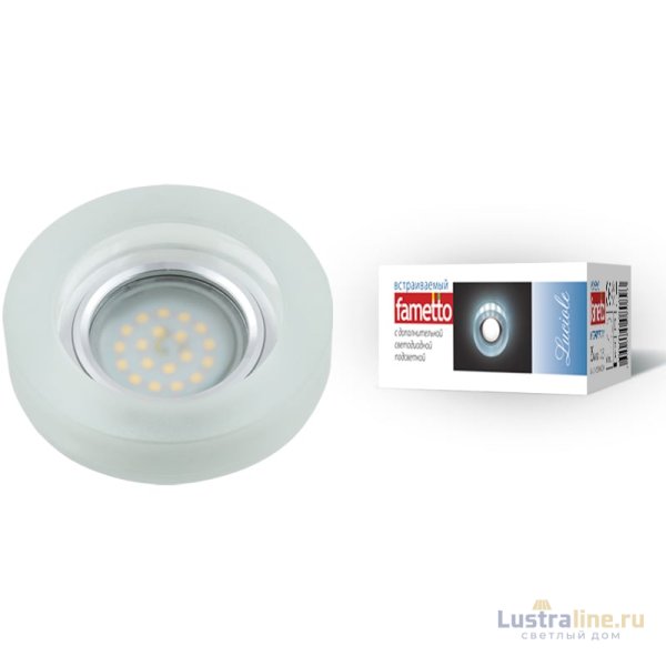 Встраиваемый светильник Fametto Luciole DLS-L110 GU5.3 CHROME/MATT CLEAR Встраиваемый светильник Fametto Luciole DLS-L110 GU5.3 CHROME/MATT CLEAR