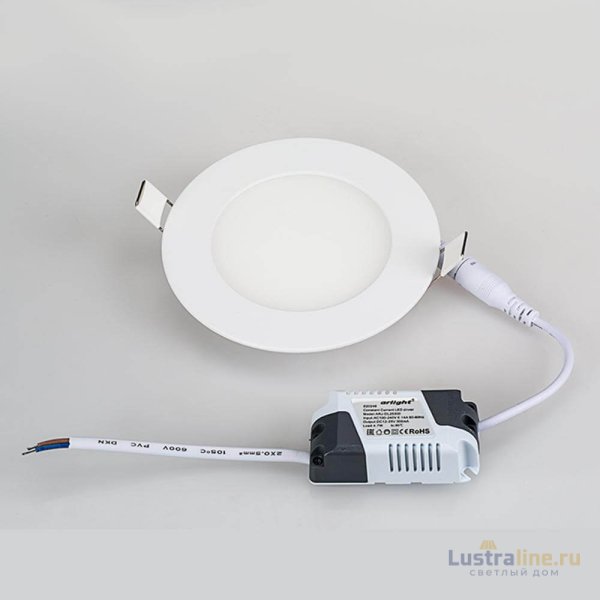Встраиваемый светодиодный светильник Arlight DL-120M-9W White 020105