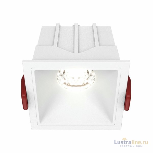 Встраиваемый светильник Maytoni Technical Alfa LED DL043-01-10W4K-SQ-W