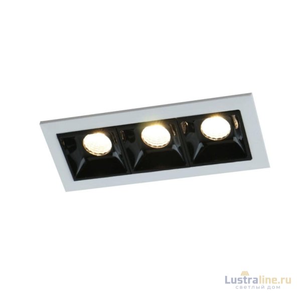 Встраиваемый светодиодный светильник Arte Lamp Grill A3153PL-3BK Встраиваемый светодиодный светильник Arte Lamp Grill A3153PL-3BK