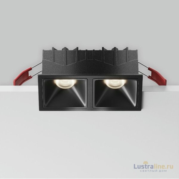Встраиваемый светильник Maytoni Alfa LED DL043-02-10W4K-SQ-B-1
