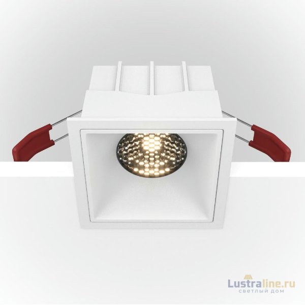 Встраиваемый светильник Maytoni Technical Alfa LED DL043-01-15W3K-SQ-W