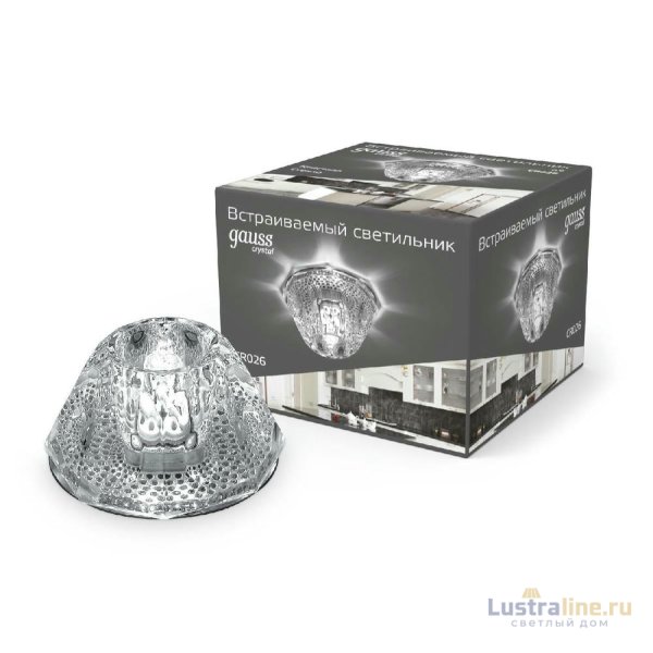 Встраиваемый светильник Gauss Crystal CR026 Встраиваемый светильник Gauss Crystal CR026